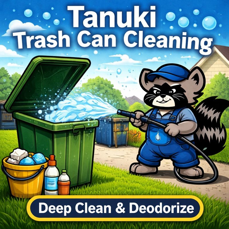 trash can cleaning